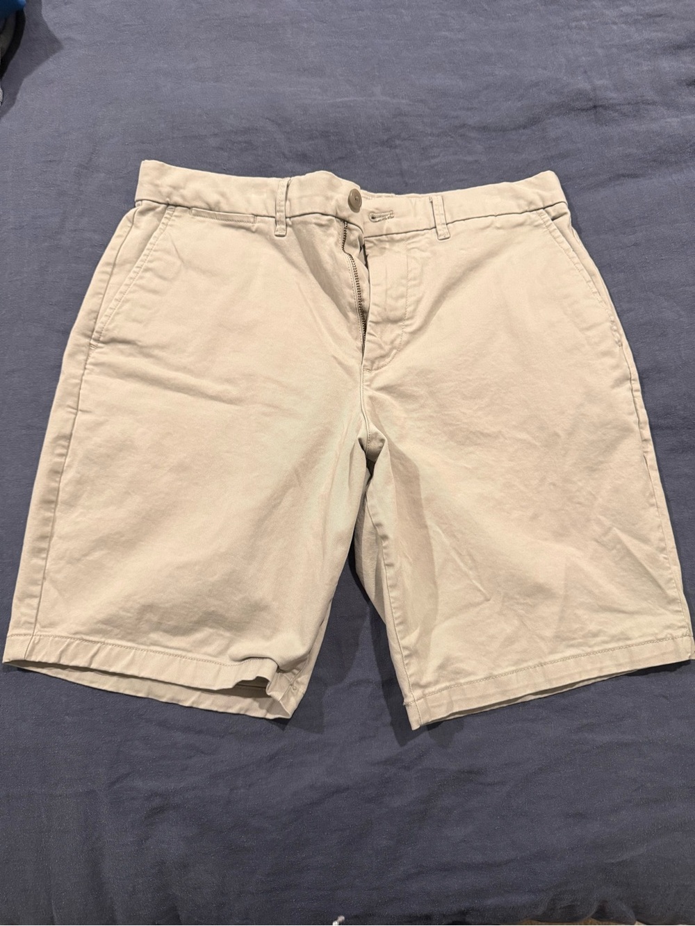 Men's Casual Beige Chino Shorts